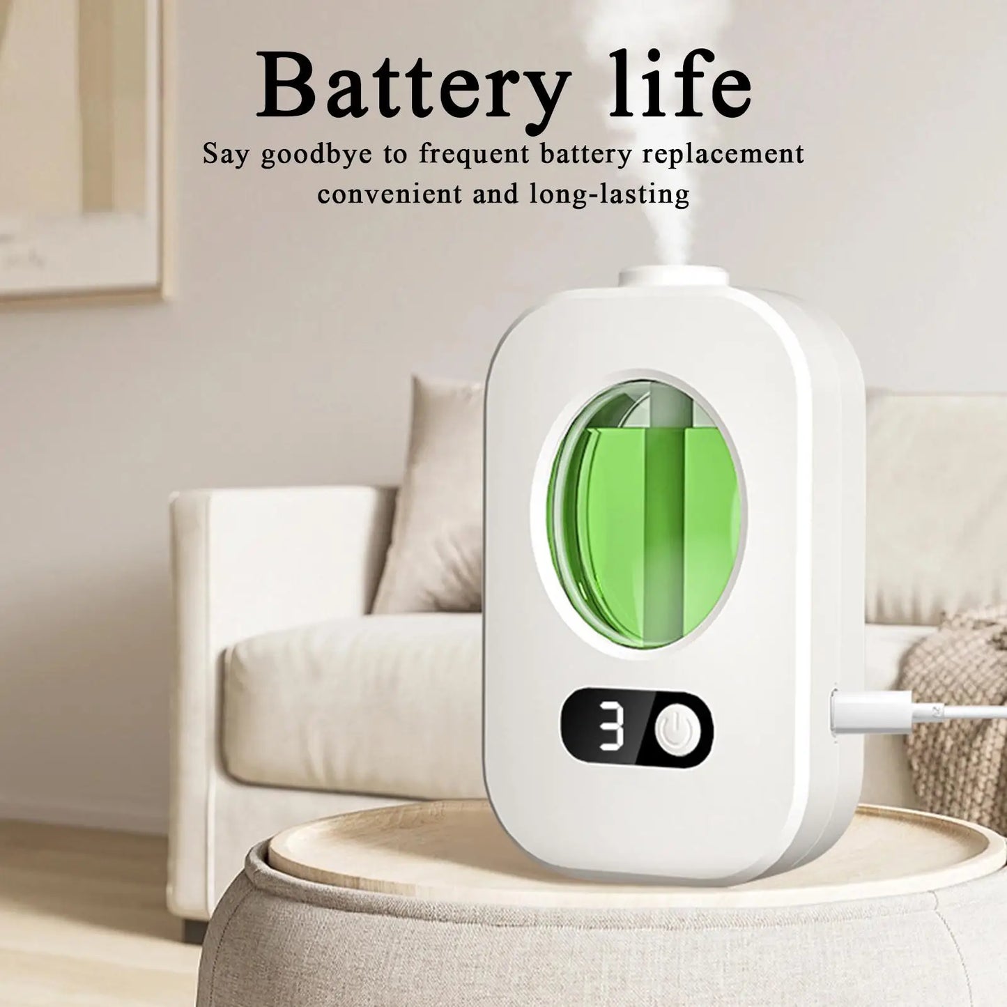 Automatic aromatherapy device toilet home air freshener aromatherapy machine essential oil diffuser rechargeable humidifier