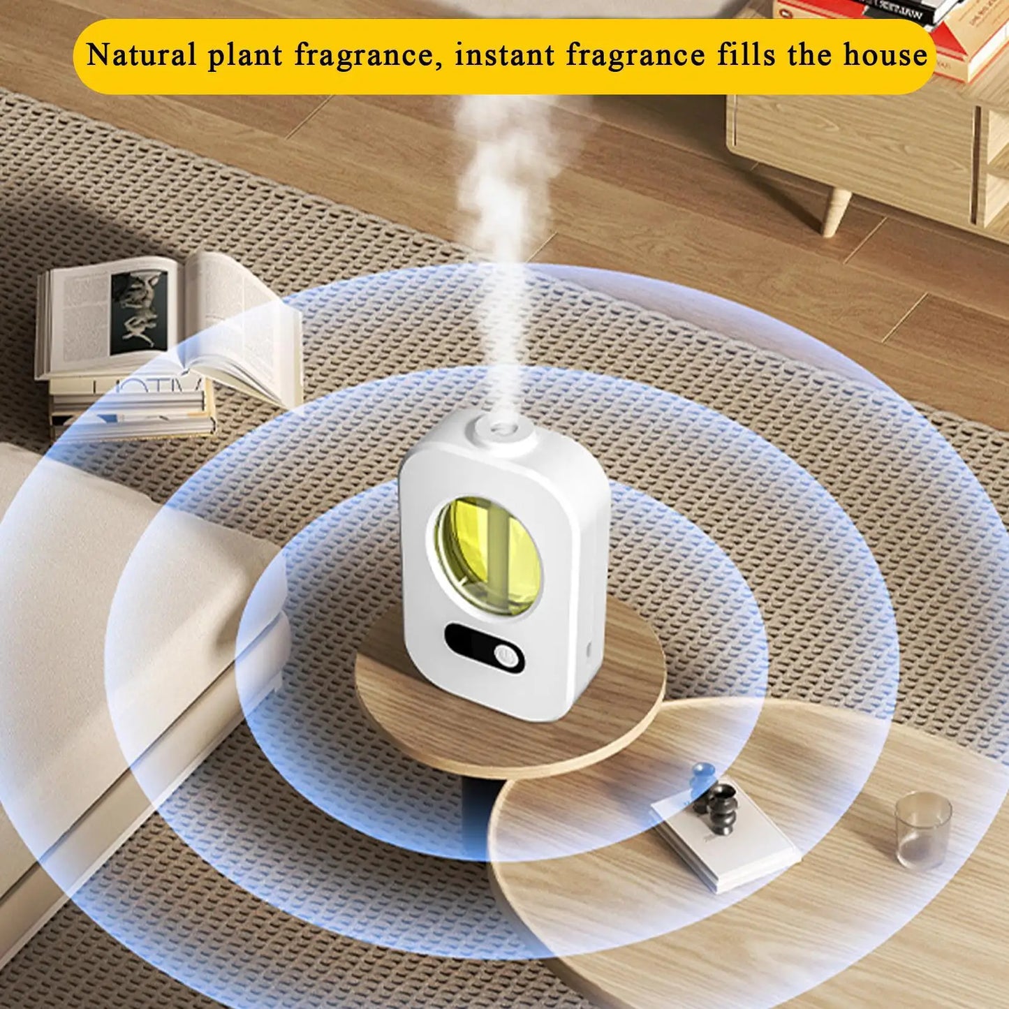 Automatic aromatherapy device toilet home air freshener aromatherapy machine essential oil diffuser rechargeable humidifier