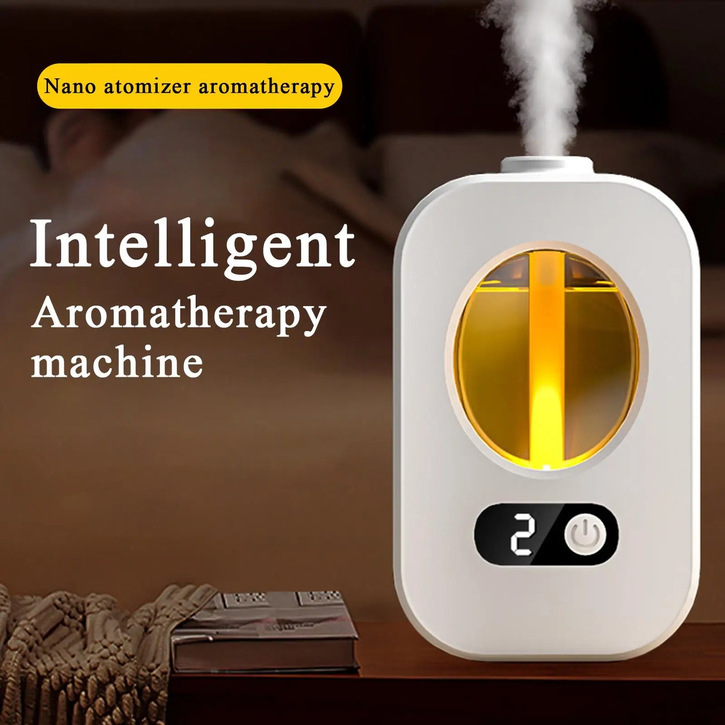 Automatic aromatherapy device toilet home air freshener aromatherapy machine essential oil diffuser rechargeable humidifier