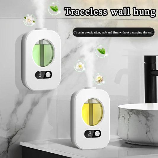 Automatic aromatherapy device toilet home air freshener aromatherapy machine essential oil diffuser rechargeable humidifier
